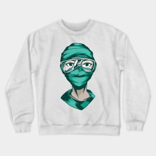 NURSE FACE MASK Crewneck Sweatshirt